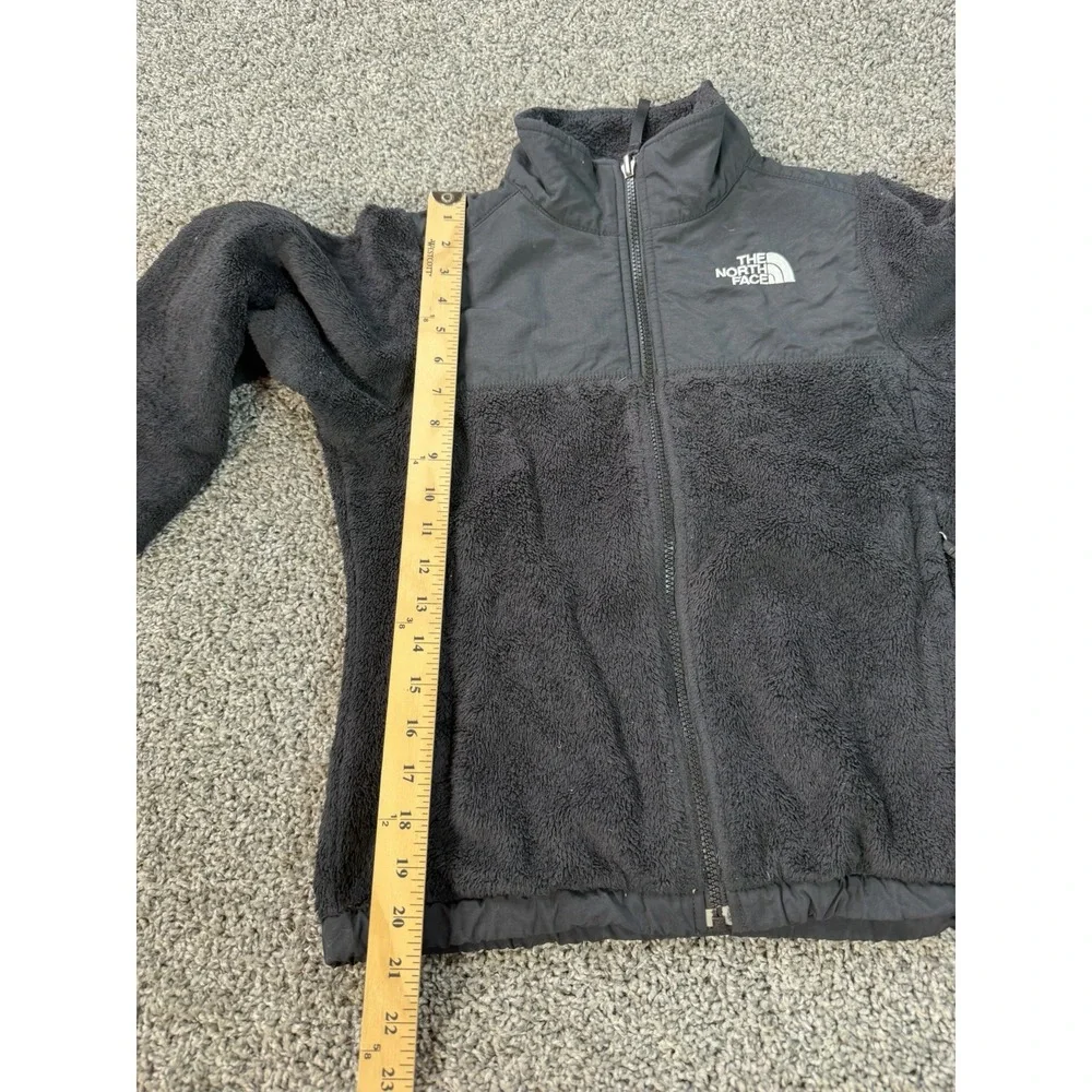 The North Face Denali Fleece Jacket Girls Size Medium Black Full Zip